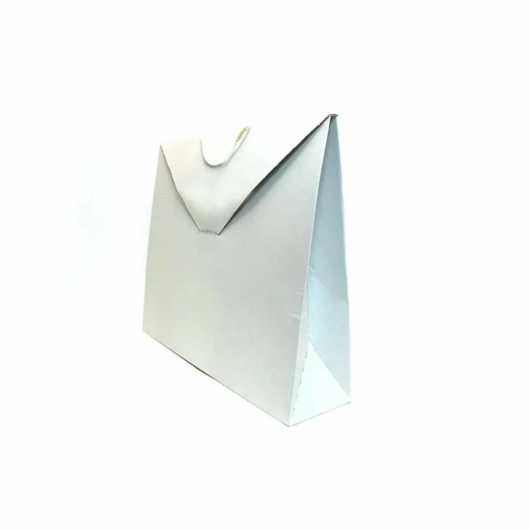 32x12x26 cm Zarf Tipi Çanta Kutusu – Beyaz – 20'li Paket