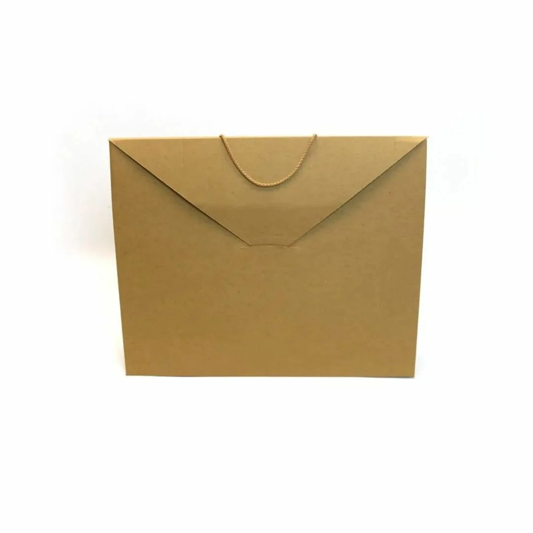 41x12x31 cm Zarf Tipi Çanta Kutusu – Esmer – 50'li Paket