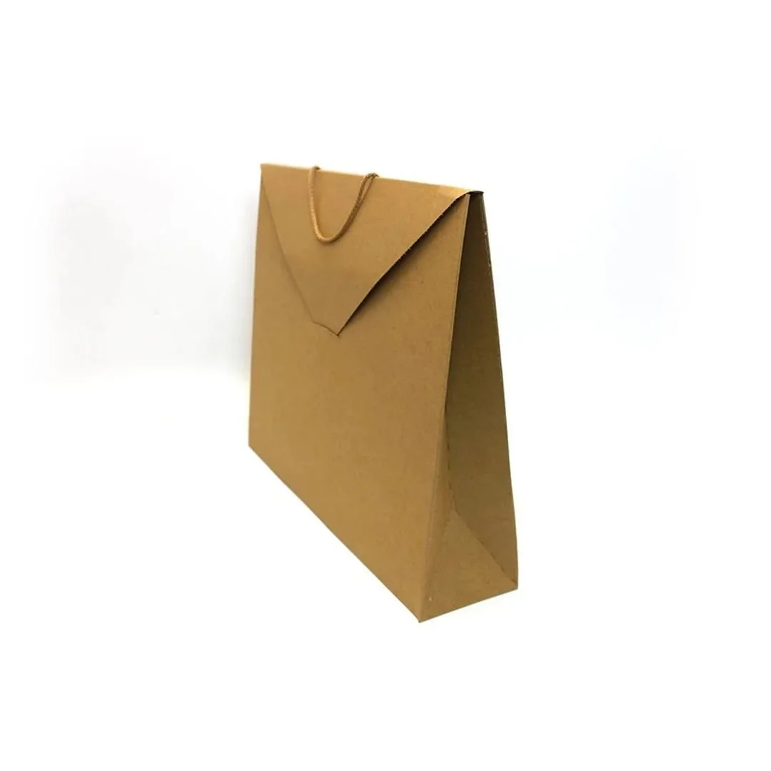 51x12x41 cm Zarf Tipi Çanta Kutusu – Esmer – 50'li Paket