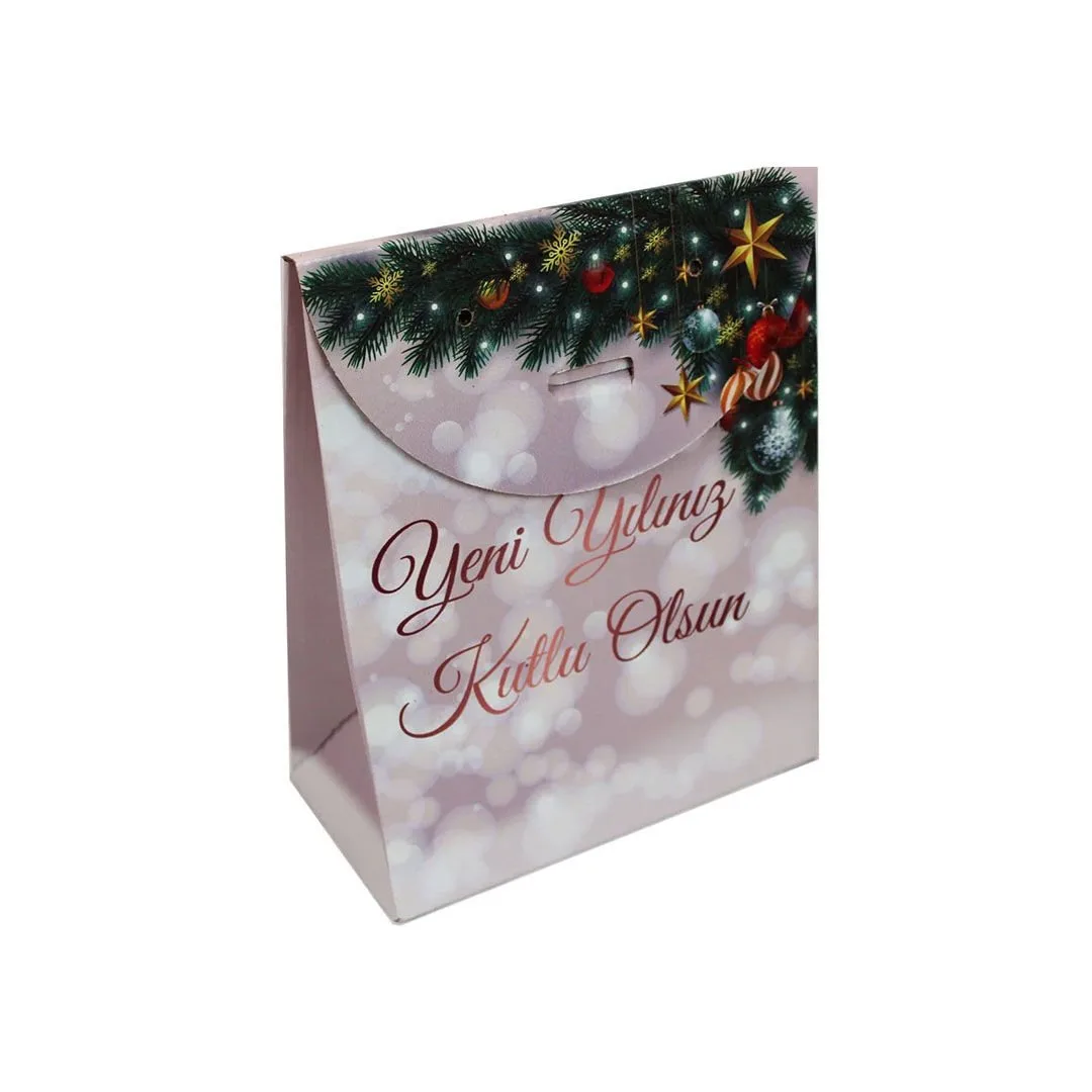 Yeni Yıl Hediye Paketi 20x10x25 cm – 10'lu Paket