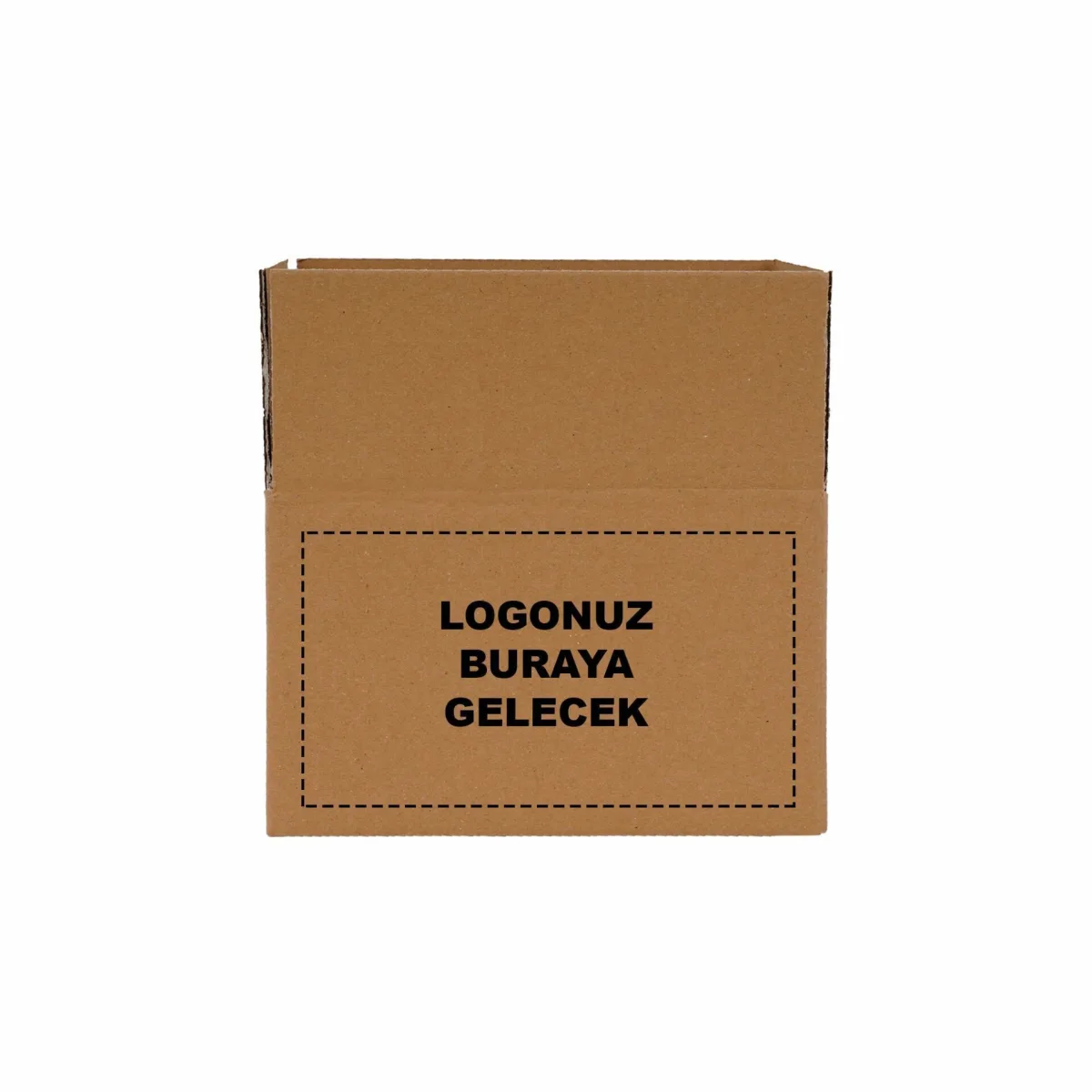 Baskılı Ekonomik Kargo Kolisi – Esmer – 35x25x15 cm – 200'lü Paket