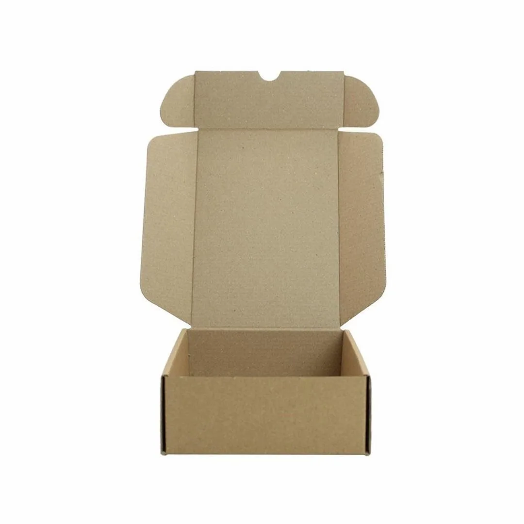 6,5x6,5x2,5 cm Kilitli Küçük Ürün Kutusu – Esmer – 100'lü Paket