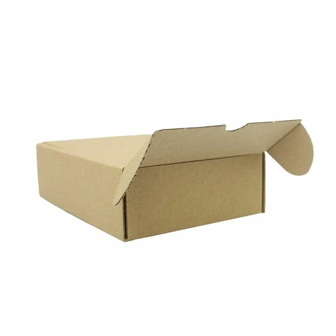 6,5x6,5x2,5 cm Kilitli Küçük Ürün Kutusu – Esmer – 100'lü Paket