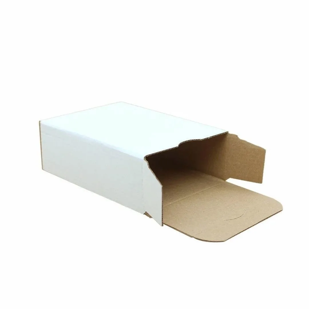 14x14x4,5 cm Küçük Ürün Kutusu – Beyaz – 100'lü Paket