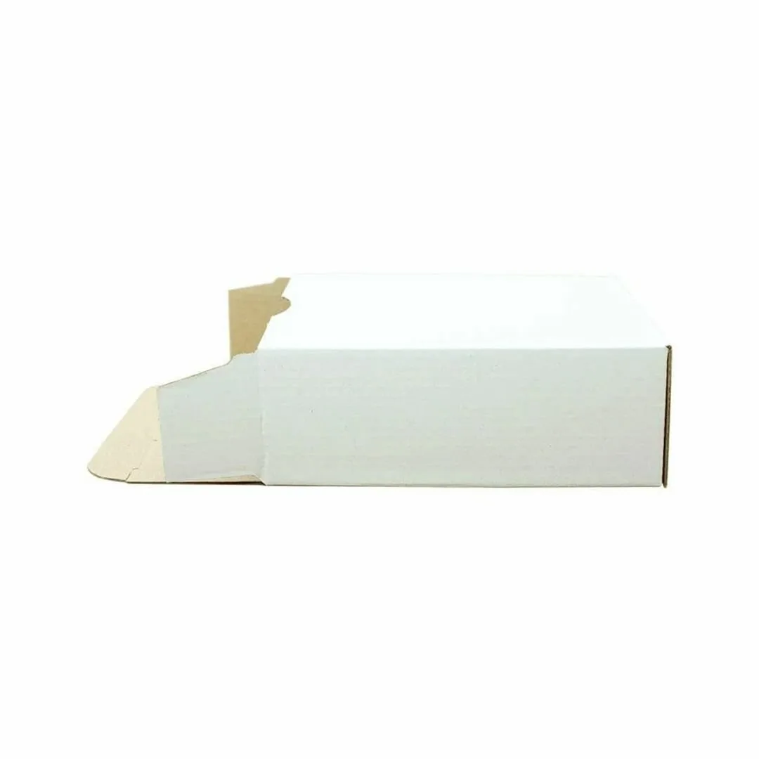 18x18x5 cm Küçük Ürün Kutusu – Beyaz – 100'lü Paket
