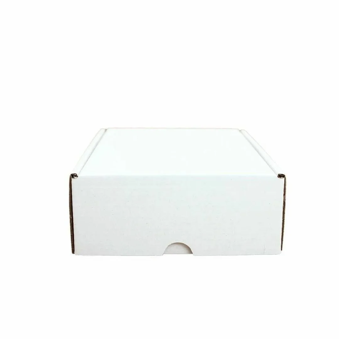 12x9x4 cm Kilitli Küçük Ürün Kutusu – Beyaz – 100'lü Paket