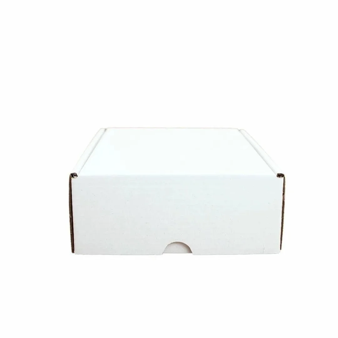 17x13x5 cm Kilitli Küçük Ürün Kutusu – Beyaz – 100'lü Paket