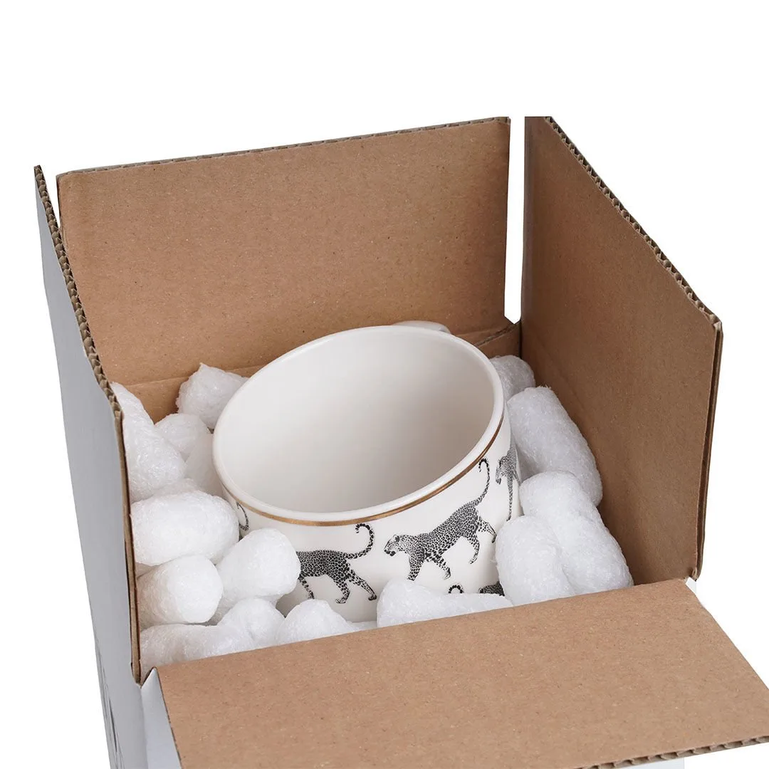 25x20x15 cm Tek Oluklu A-Box Taşıma Kolisi – Beyaz – 20'li Paket