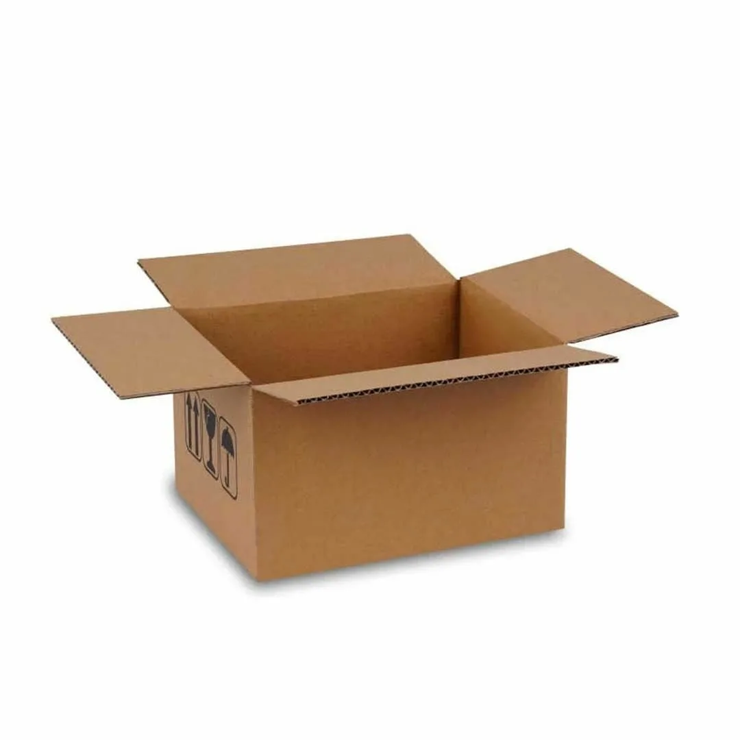 30x30x30 cm Tek Oluklu A-Box Taşıma Kolisi – Esmer – 20'li Paket