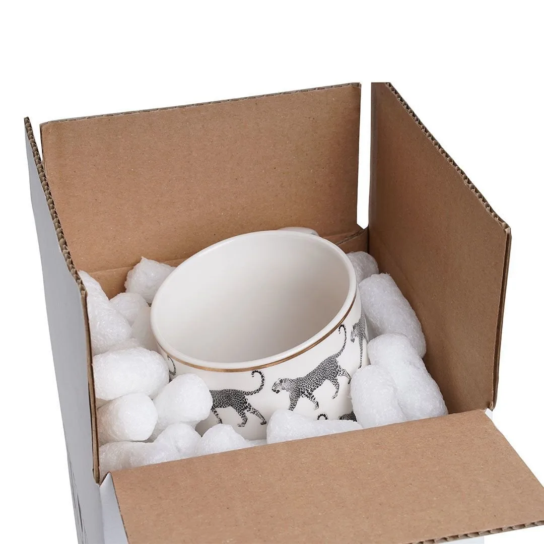 50x30x15 cm Tek Oluklu A-Box Taşıma Kolisi – Beyaz – 20'li Paket