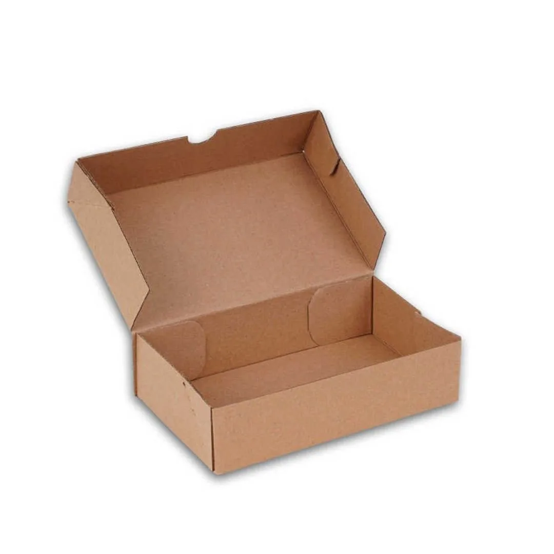 20x12,5x7,5 cm Kesimli E-Ticaret ve Kargo Kutusu – Esmer – 50'li Paket