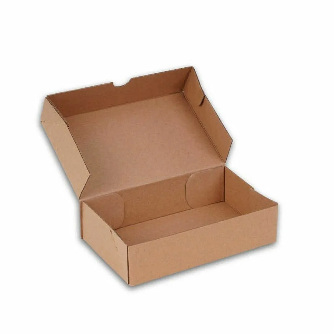 32x33x14 cm Kesimli E-Ticaret ve Kargo Kutusu – Esmer – 25'li Paket