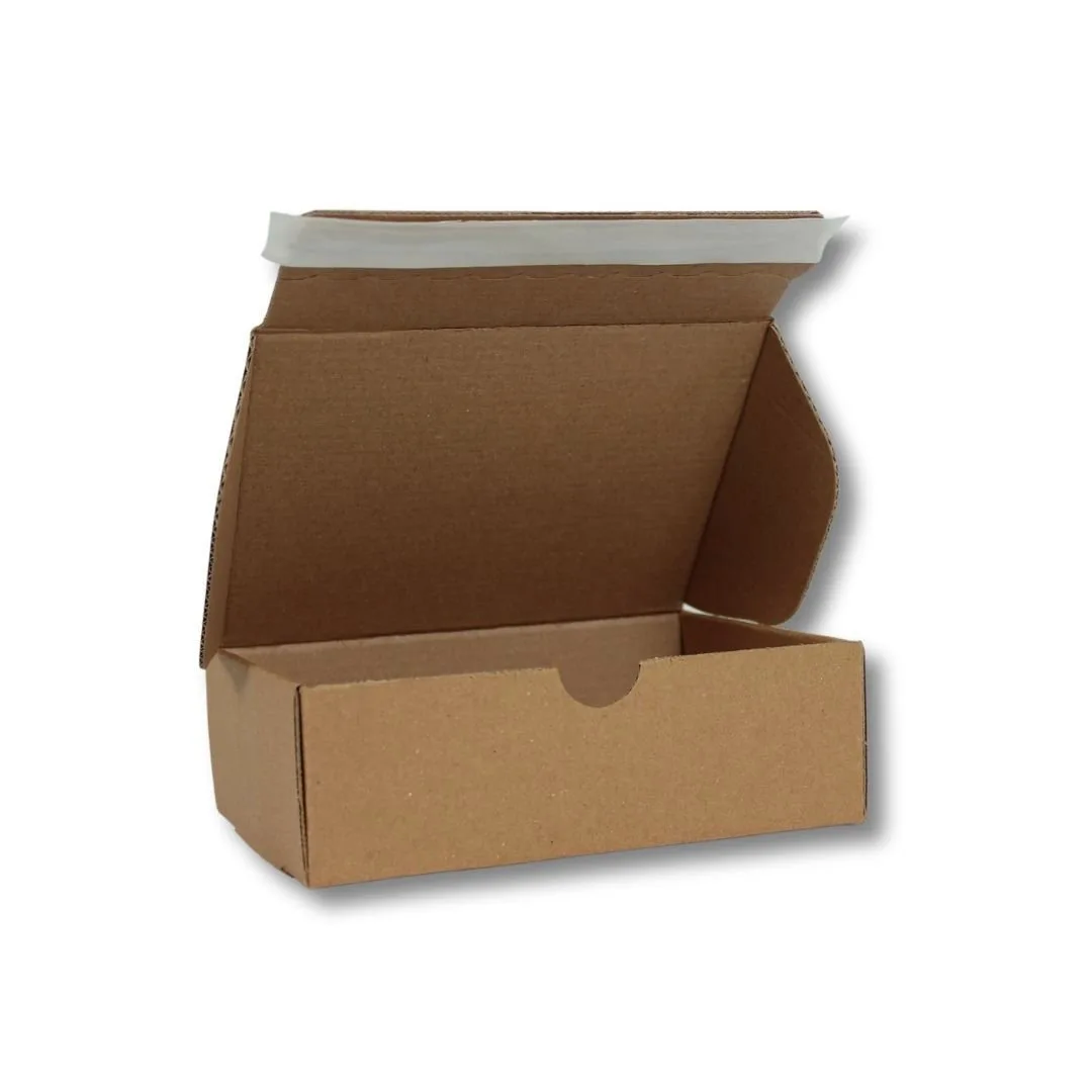 17x12,5x7,5 cm Bant Yapıştırmalı Kutu – Esmer – 50'li Paket