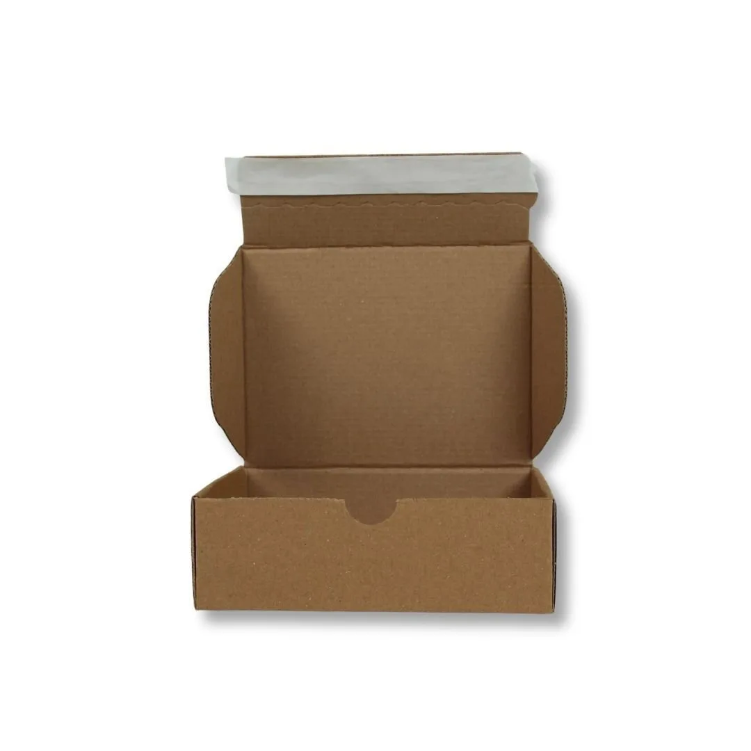 17x12,5x7,5 cm Bant Yapıştırmalı Kutu – Esmer – 50'li Paket