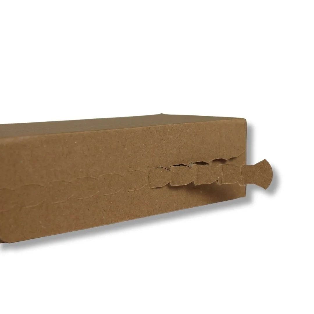 17x12,5x7,5 cm Bant Yapıştırmalı Kutu – Esmer – 50'li Paket