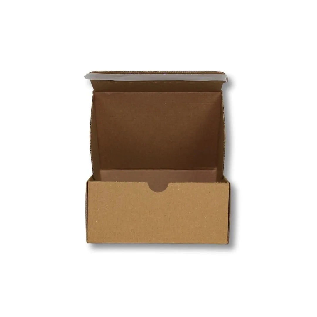 17x17x6 cm Bant Yapıştırmalı Kutu – Esmer – 25'li Paket