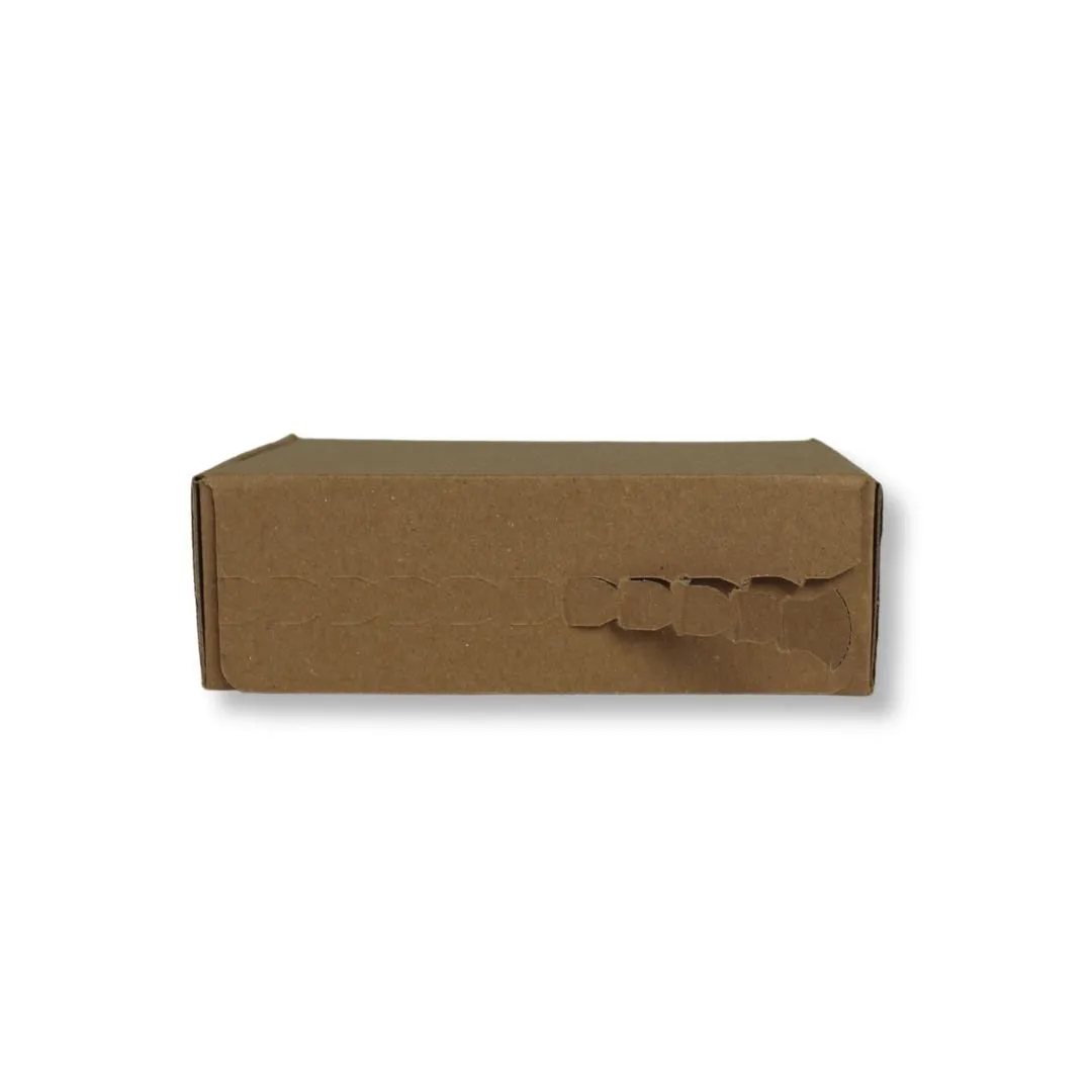 17x17x6 cm Bant Yapıştırmalı Kutu – Esmer – 25'li Paket