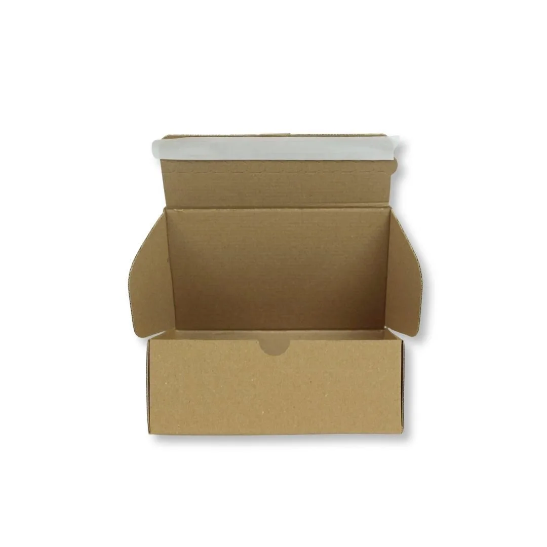 17x12,5x5,5 cm Bant Yapıştırmalı Kutu – Esmer – 25'li Paket