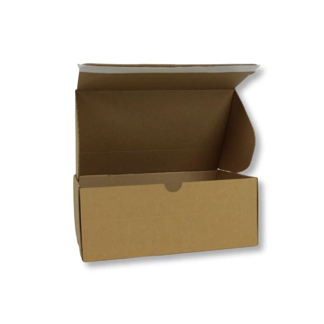 20x12,5x5 cm Bant Yapıştırmalı Kutu – Esmer – 50'li Paket