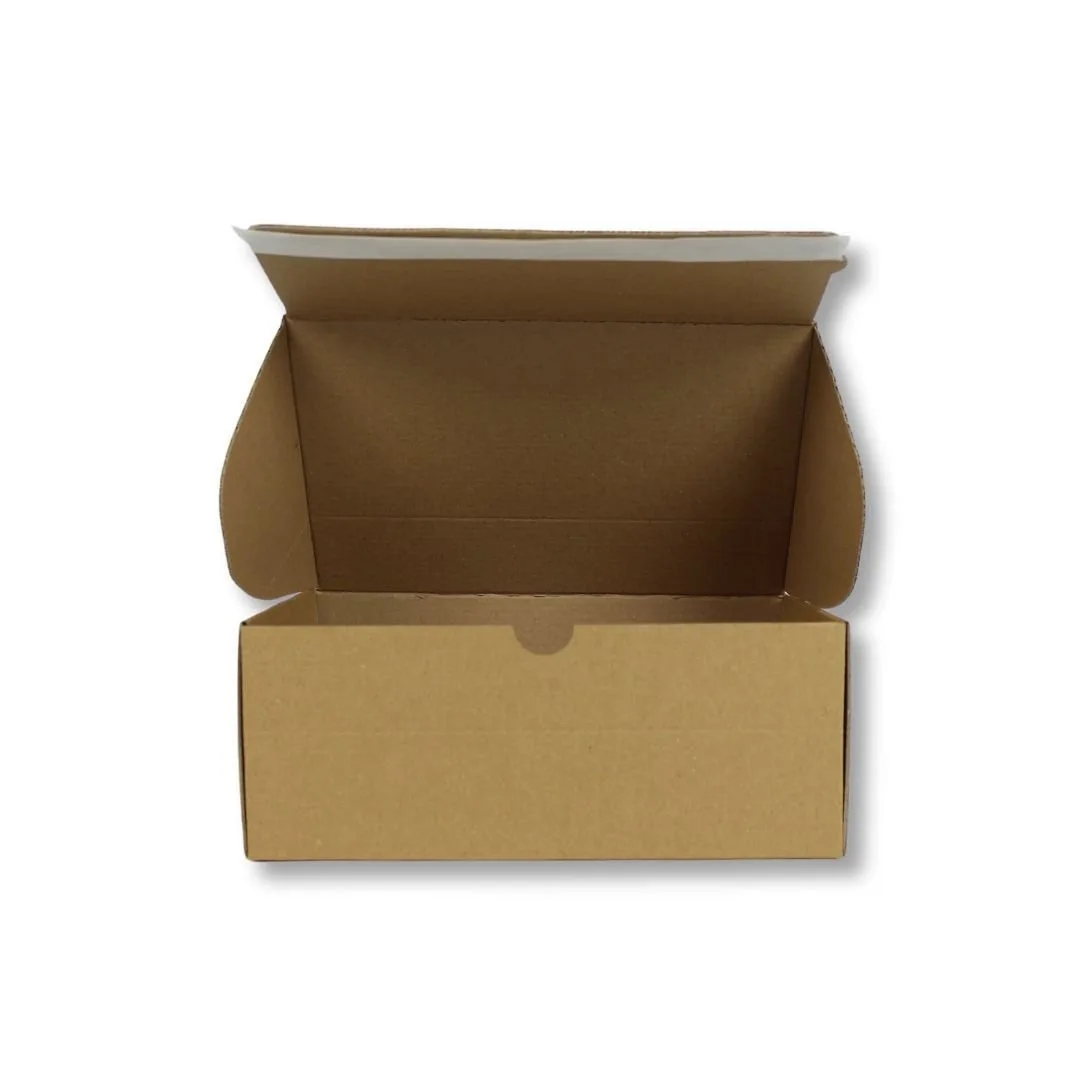 20x12,5x5 cm Bant Yapıştırmalı Kutu – Esmer – 50'li Paket