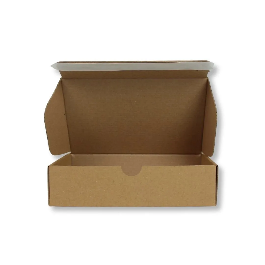 26x12,5x7,5 cm Bant Yapıştırmalı Kutu – Esmer – 25'li Paket