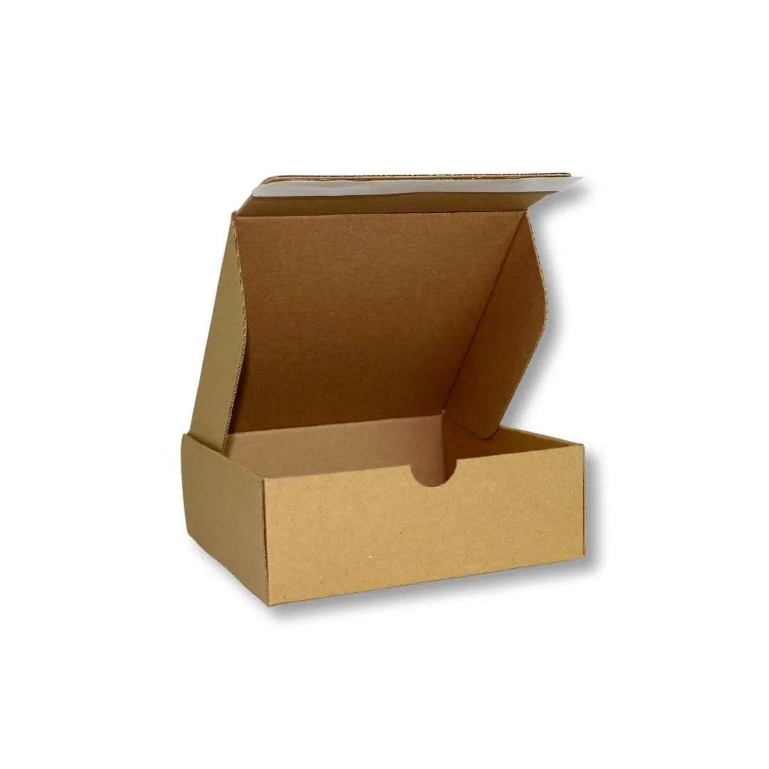 25x16x10 cm Bant Yapıştırmalı Kutu – Esmer – 25'li Paket