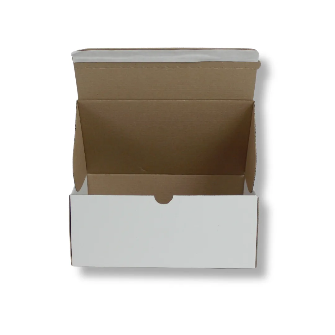 25x16x10 cm Bant Yapıştırmalı Kutu – Beyaz – 25'li Paket