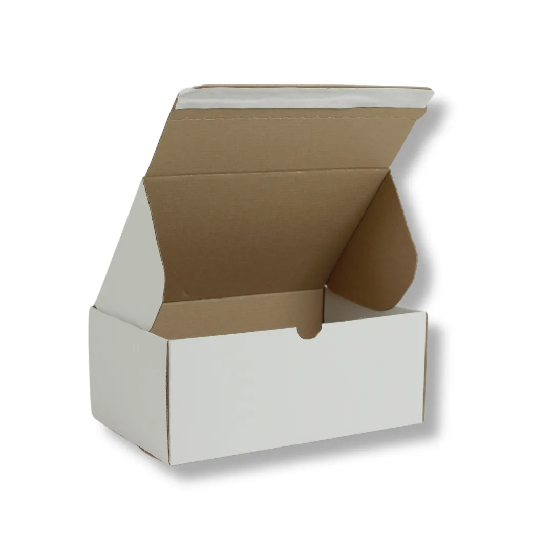 25x16x10 cm Bant Yapıştırmalı Kutu – Beyaz – 25'li Paket