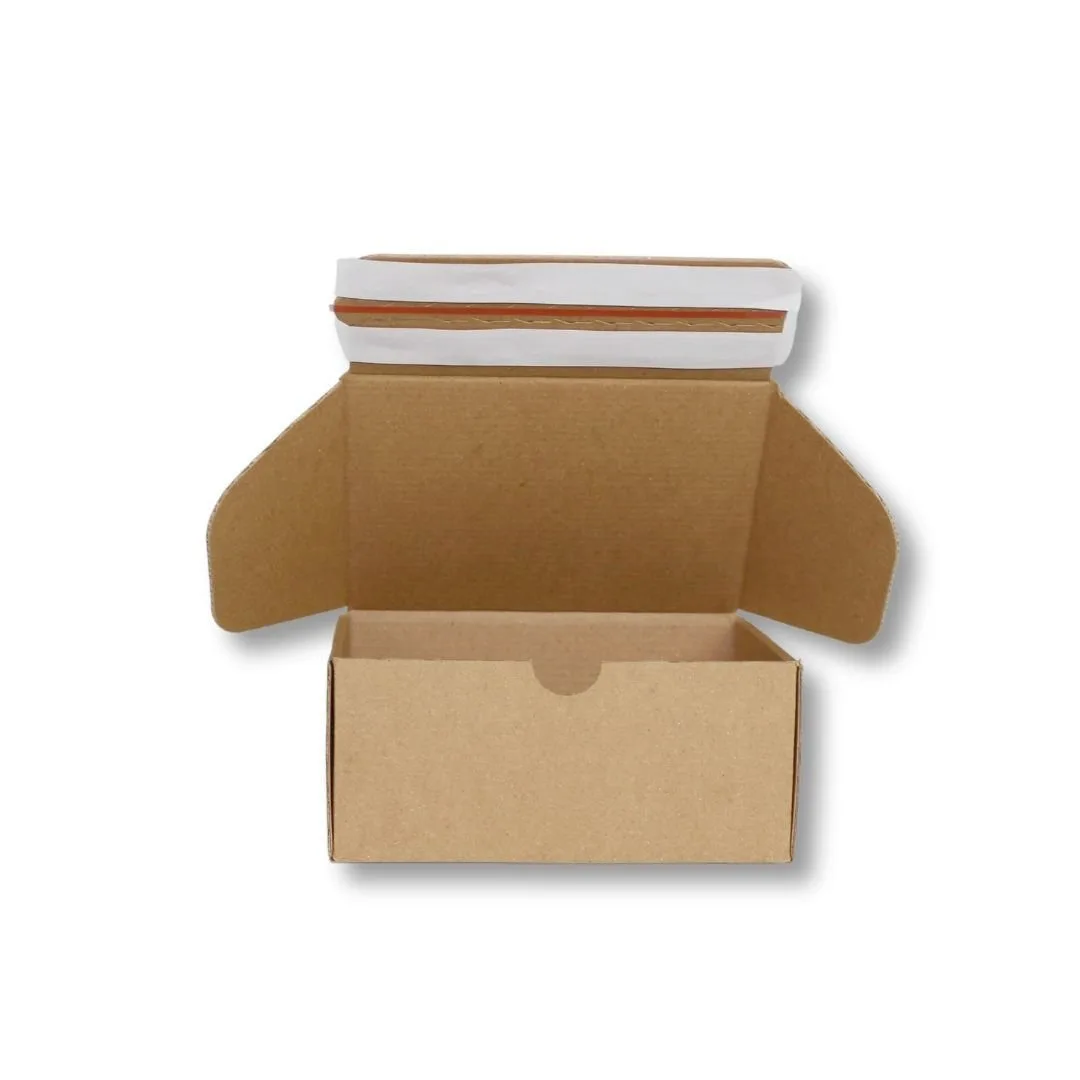 17x12,5x7,5 cm Çift Bant Yapıştırmalı Kutu – Esmer – 50'li Paket