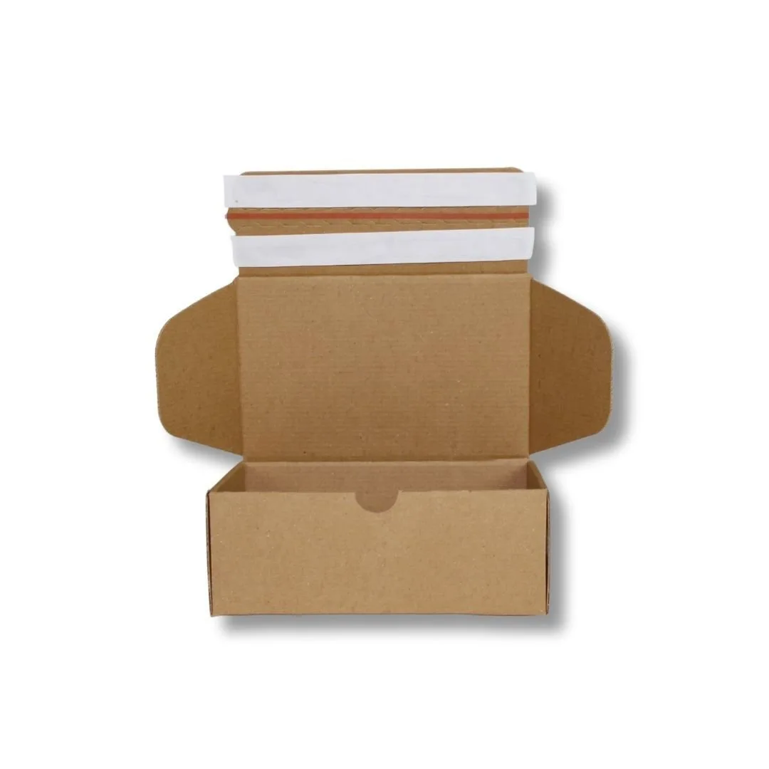 20x12,5x7,5 cm Çift Bant Yapıştırmalı Kutu – Esmer – 25'li Paket