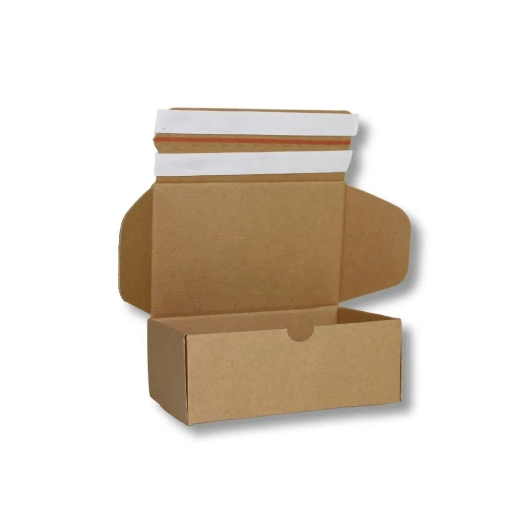 20x12,5x7,5 cm Çift Bant Yapıştırmalı Kutu – Esmer – 25'li Paket