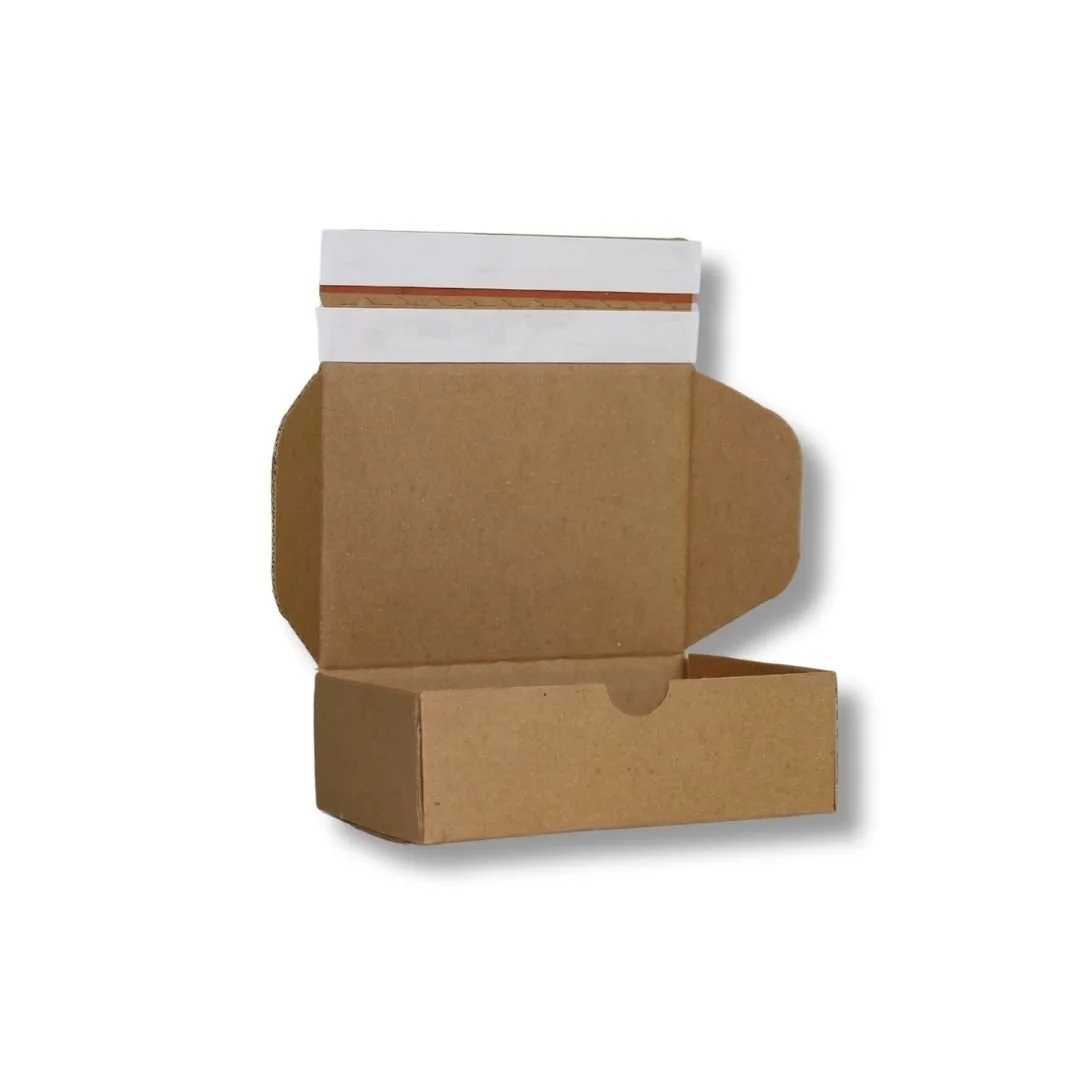 17x12,5x5,5 cm Çift Bant Yapıştırmalı Kutu – Esmer – 25'li Paket