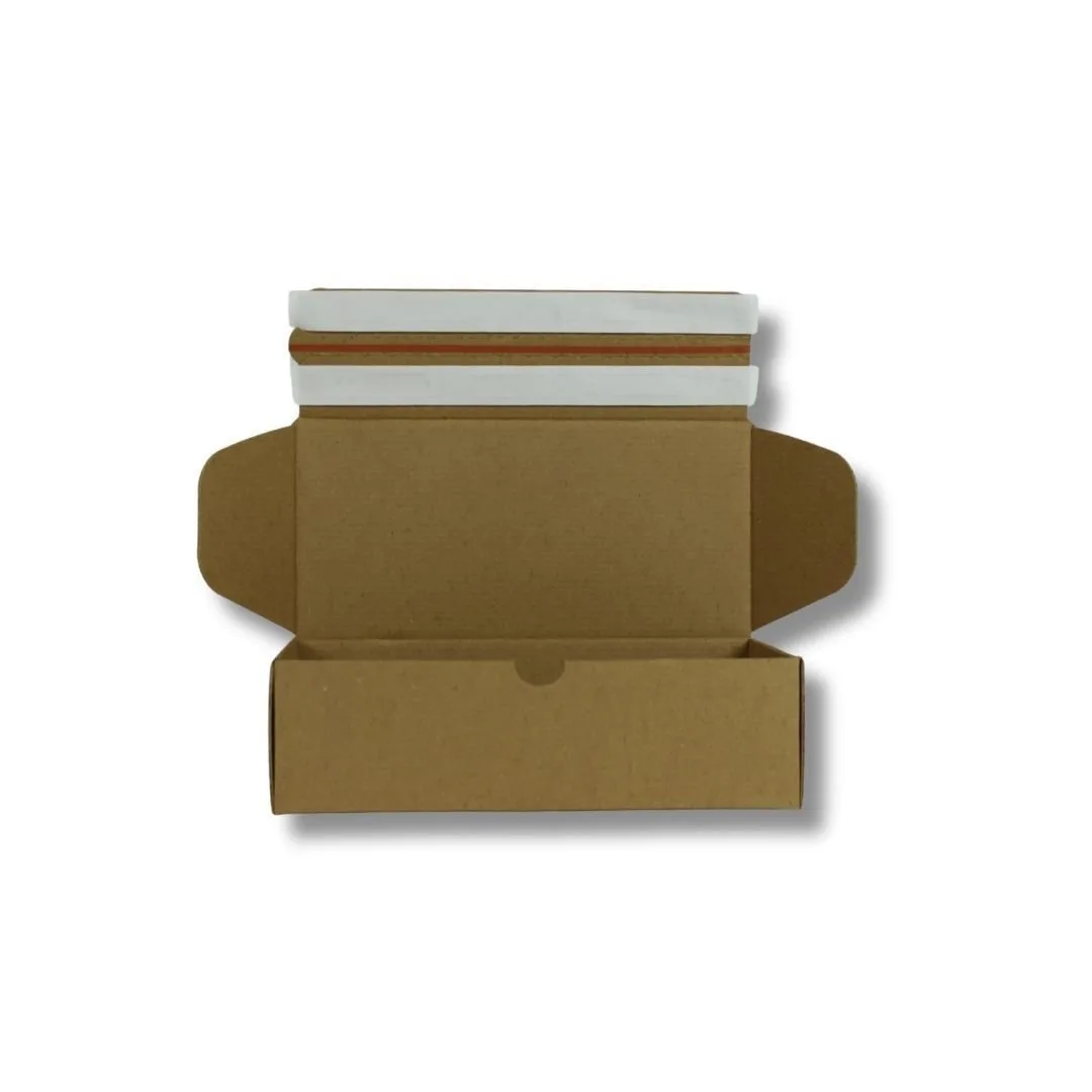 26x12,5x7,5 cm Çift Bant Yapıştırmalı Kutu – Esmer – 50'li Paket
