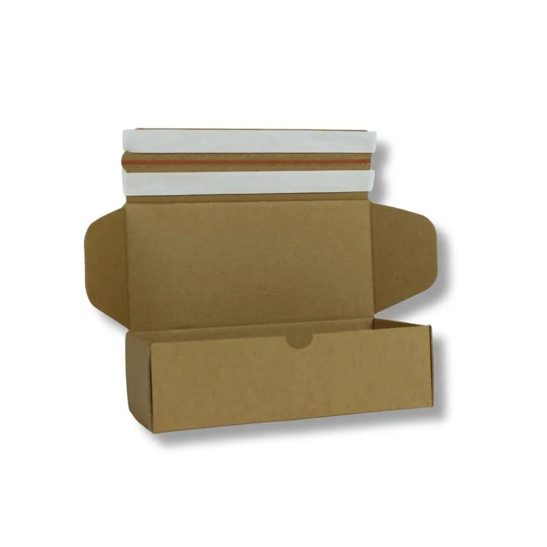 26x12,5x7,5 cm Çift Bant Yapıştırmalı Kutu – Esmer – 50'li Paket