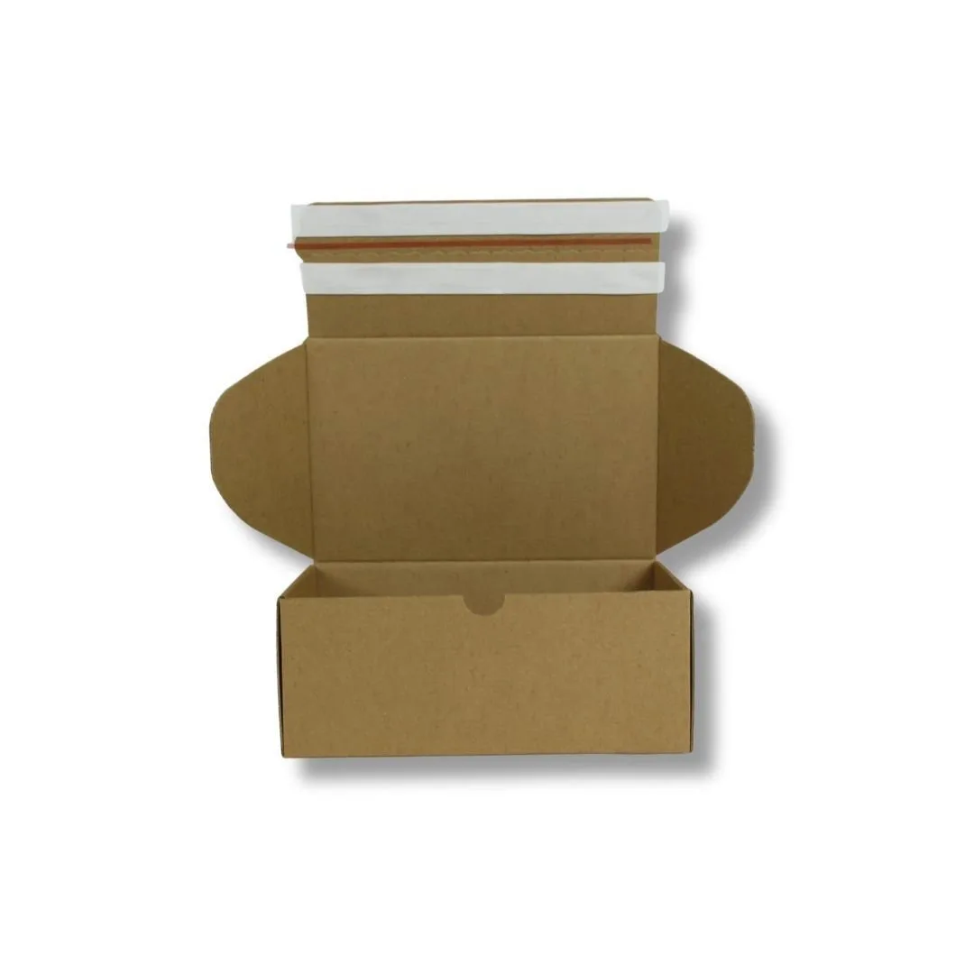 25x16x10 cm Çift Bant Yapıştırmalı Kutu – Esmer – 50'li Paket