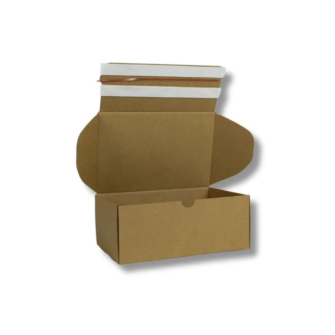25x16x10 cm Çift Bant Yapıştırmalı Kutu – Esmer – 50'li Paket