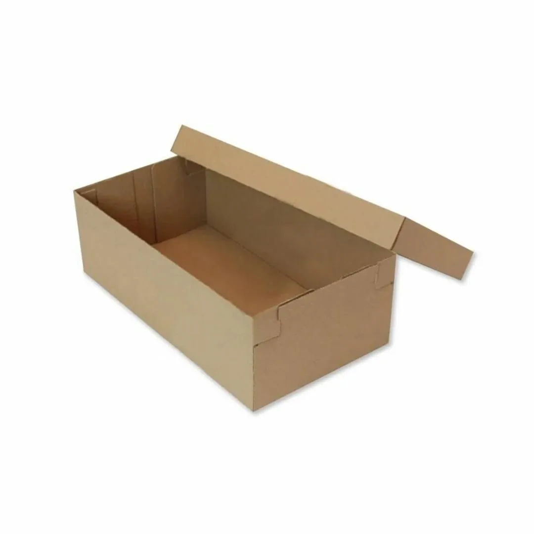 20x36x12 cm Esmer Kapaklı Ayakkabı Kutusu – 20'li Paket