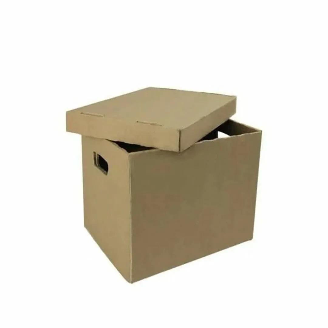 41x34x29,5 cm Esmer Arşiv Kutusu (Kutu + Kapak) – 10'lu Paket