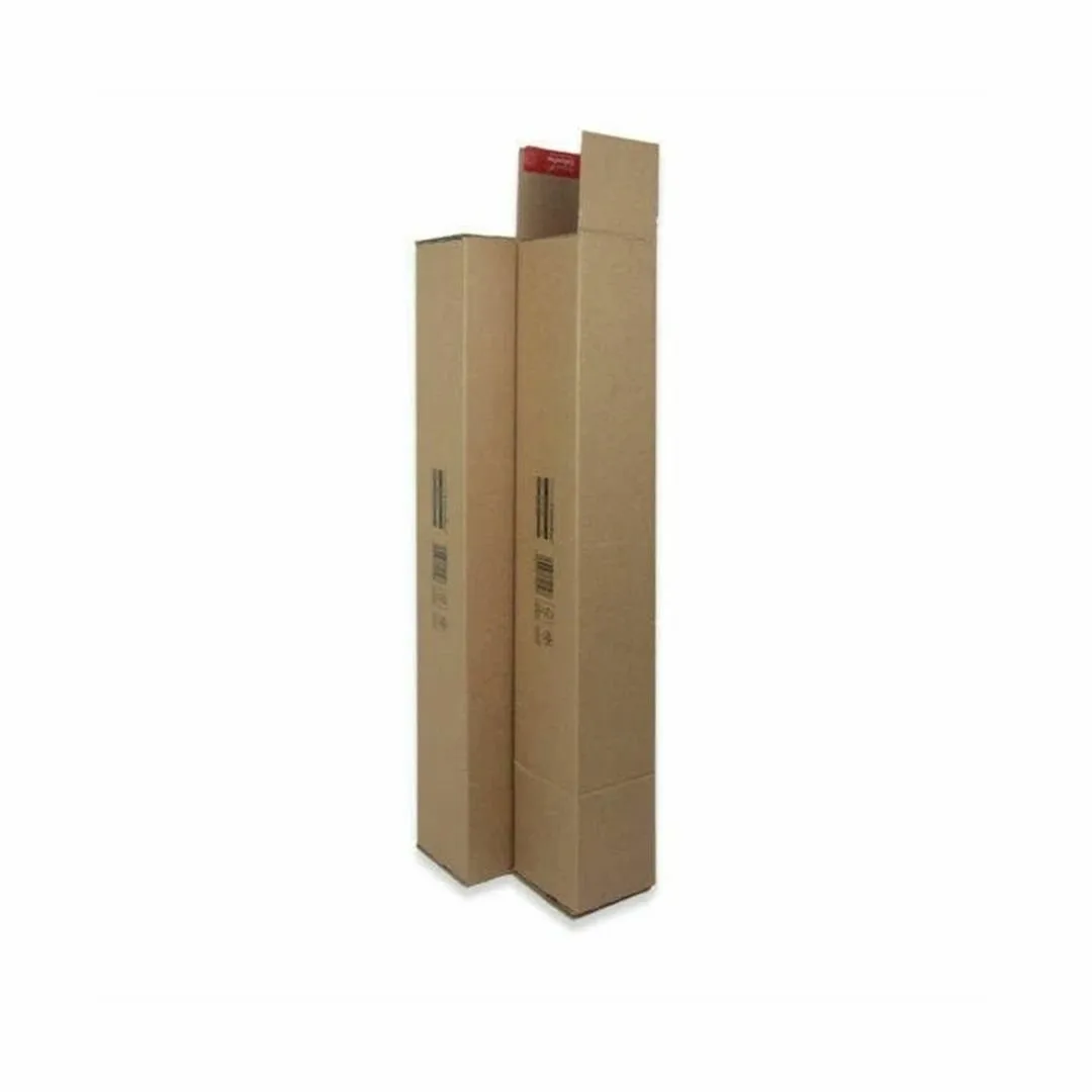11x11x70 cm Bant Yapıştırmalı Proje Poster Kutusu – 10'lu Paket