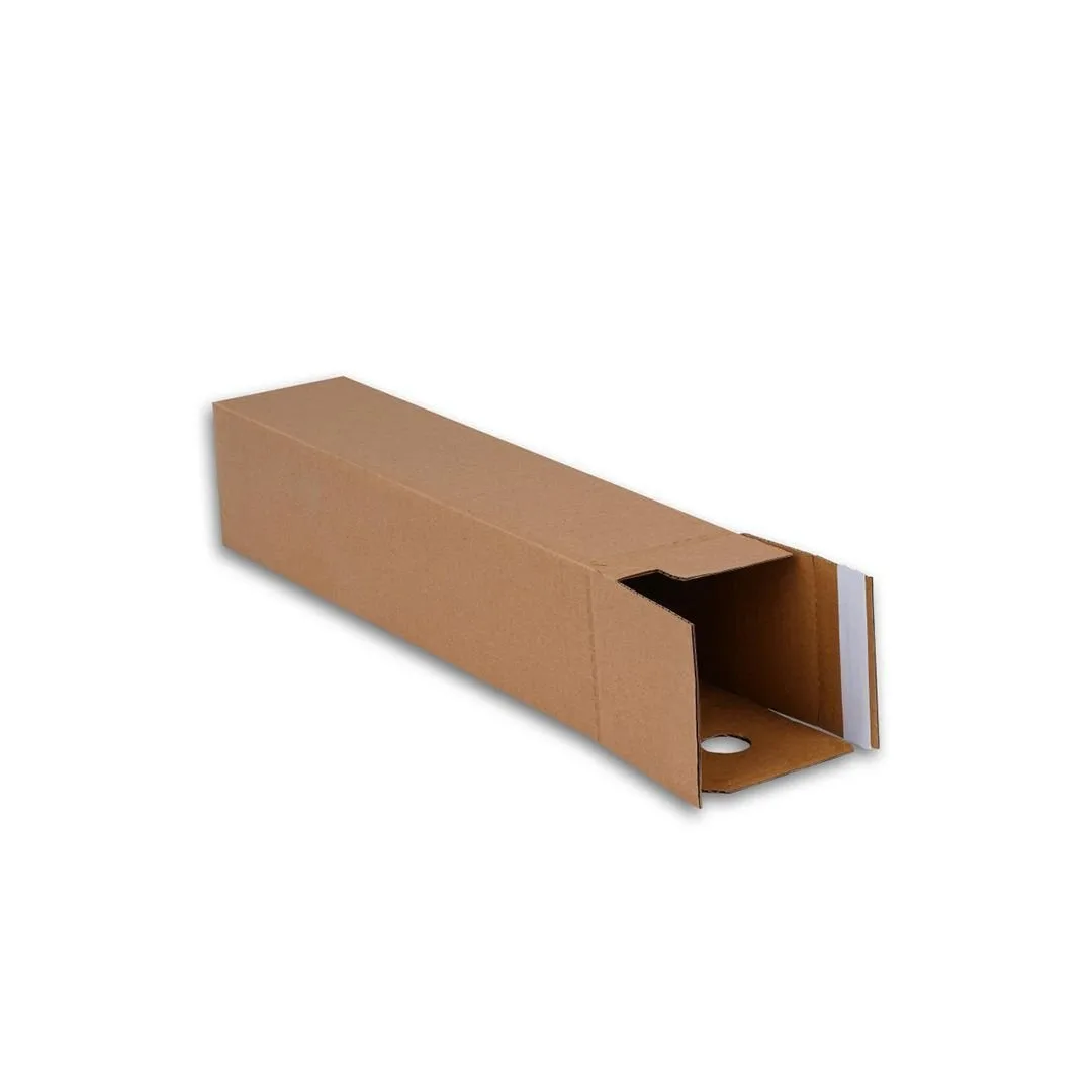 11x11x120 cm Bant Yapıştırmalı Proje Poster Kutusu – 10'lu Paket