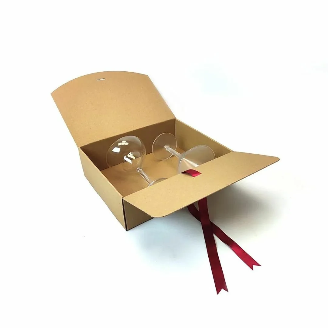 32x25,5x9,5 cm Esmer E-MKSMK Kalite Kurdeleli Hediye Kutusu