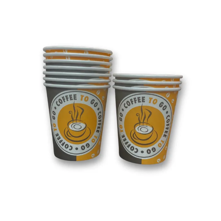 8 oz Karton Bardak – 100'lü Paket