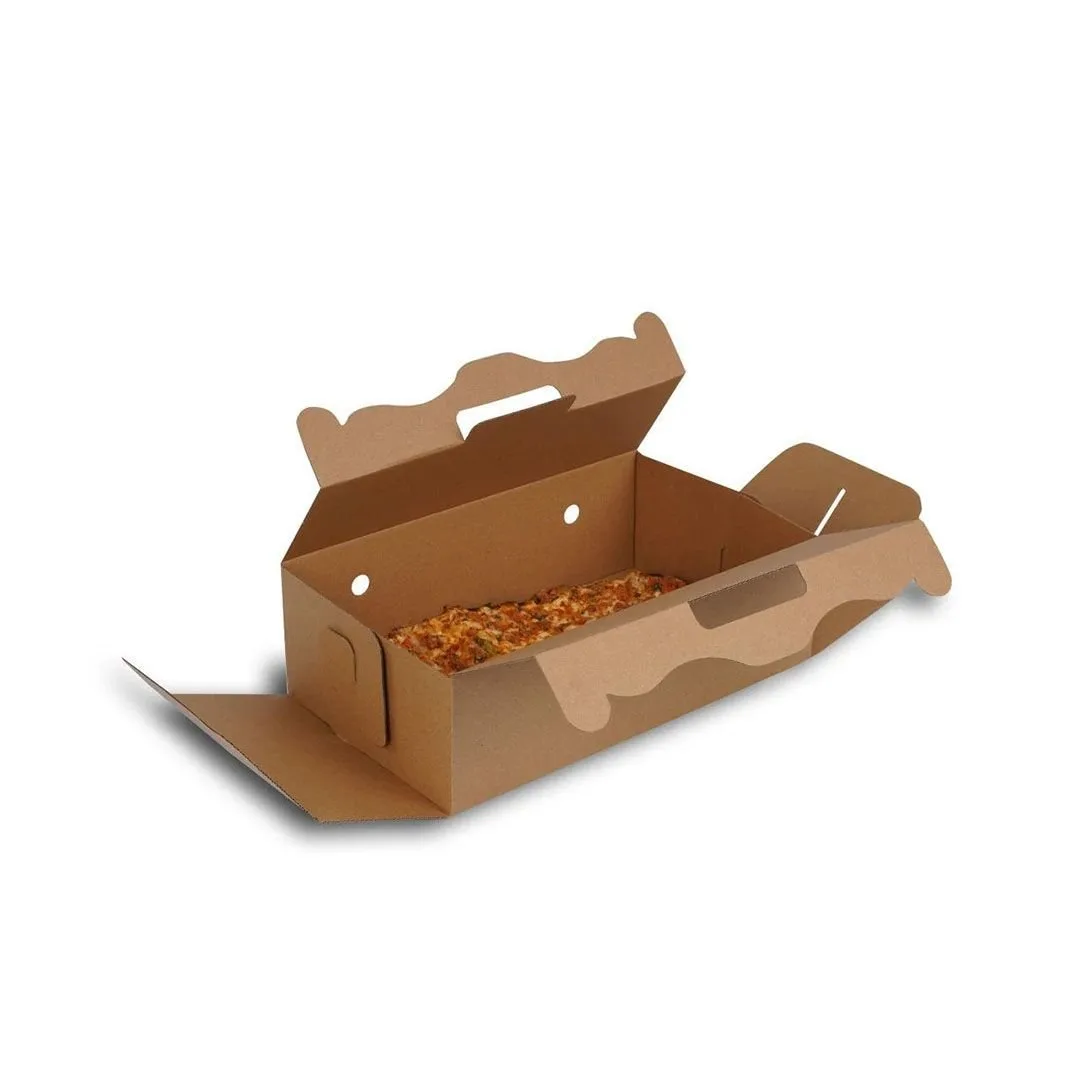 32x19x6 cm Lahmacun Kutusu – Esmer – 100'lü Paket