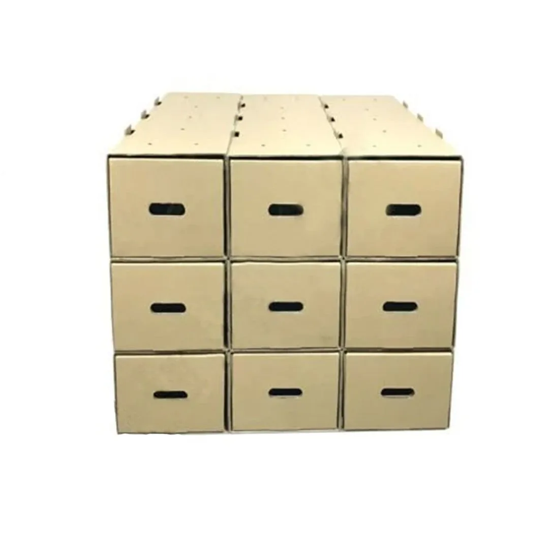 Çok Amaçlı Modüler Çekmeceli Kapalı Raf Sistemi İç+Dış 59,5x35,3x36,6 cm – 4'lü Paket