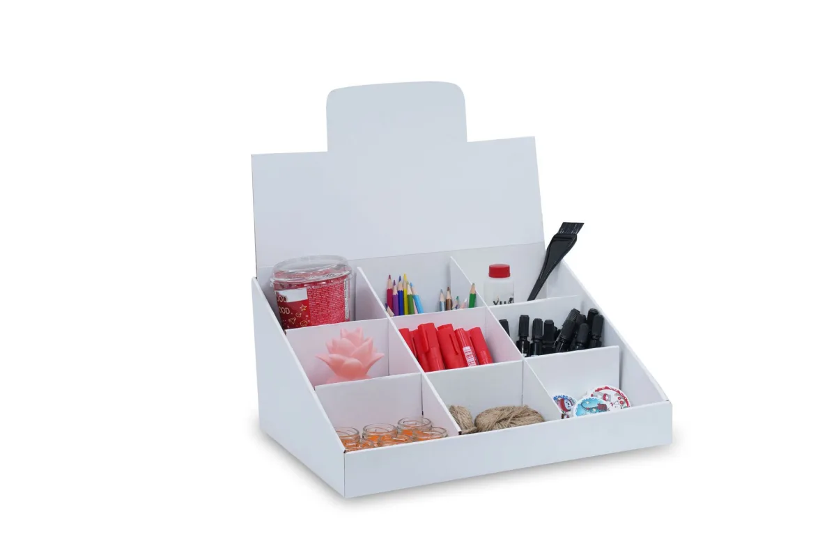 26x19x59 cm Beyaz Masa Üstü Stand – 1 Adet