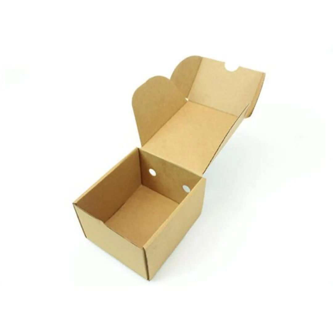 13x11,5x8 cm Hamburger Kutusu – Esmer – 50'li Paket