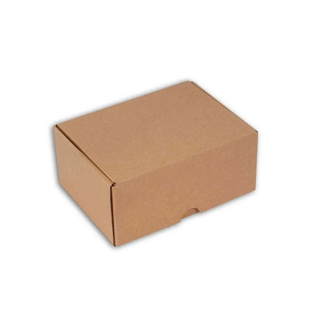18,4x13x8 cm Hamburger Menü Kutusu Separatörlü – Esmer – 50'li Paket