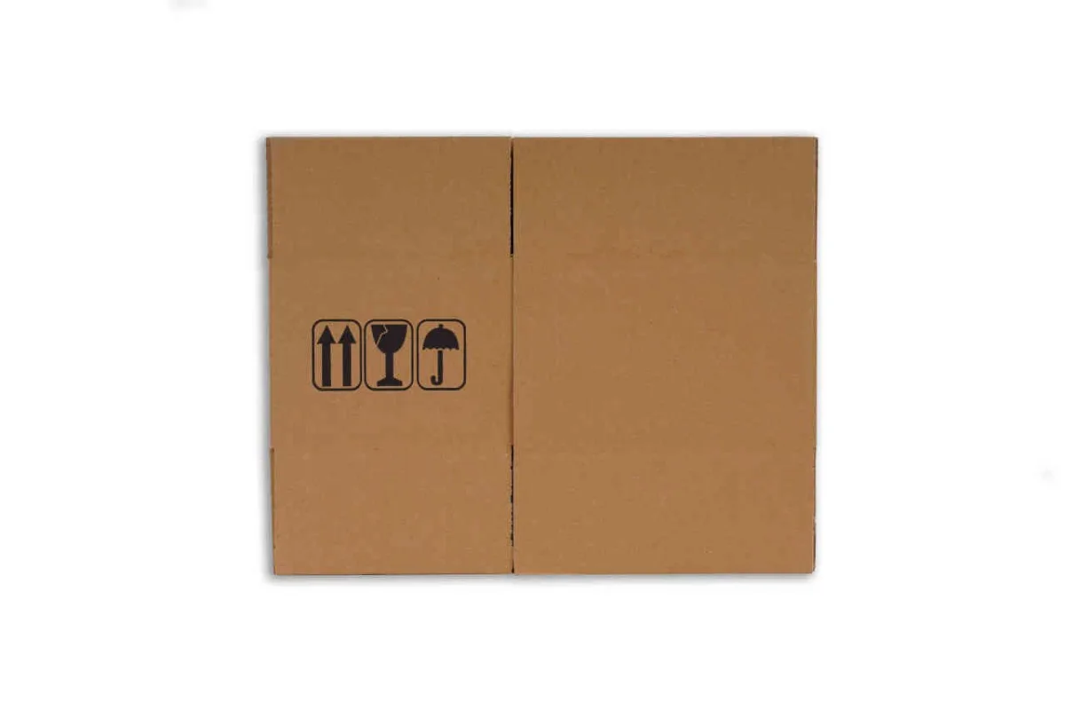 30x23x23 cm Tek Oluklu A-Box Taşıma Kolisi – Esmer – 20'li Paket