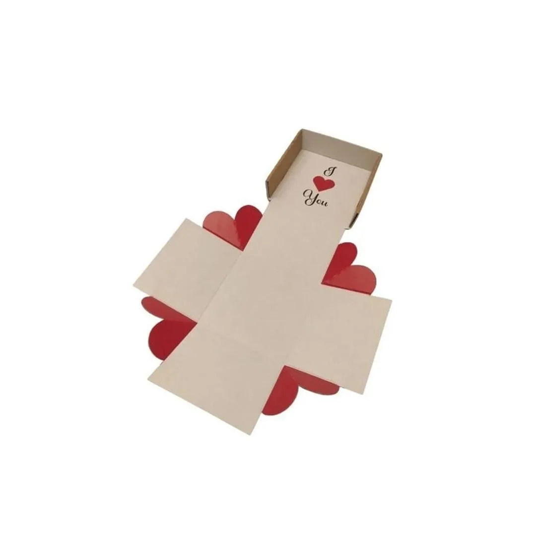 13x13x10 cm Kalpli Sürpriz Kutu – 10'lu Paket