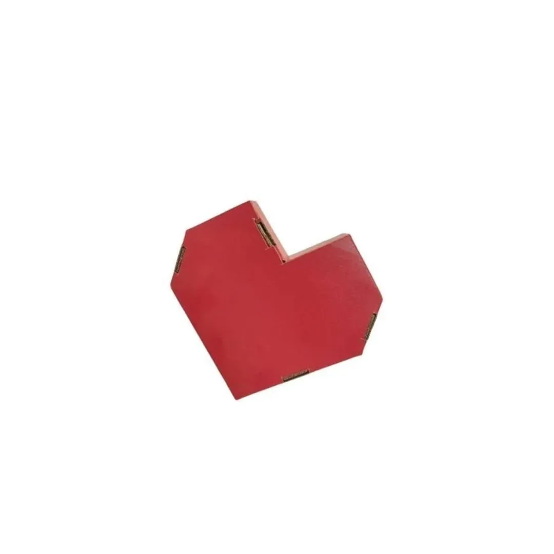 17,5x17x5 cm Kalp Kutu – 10'lu Paket